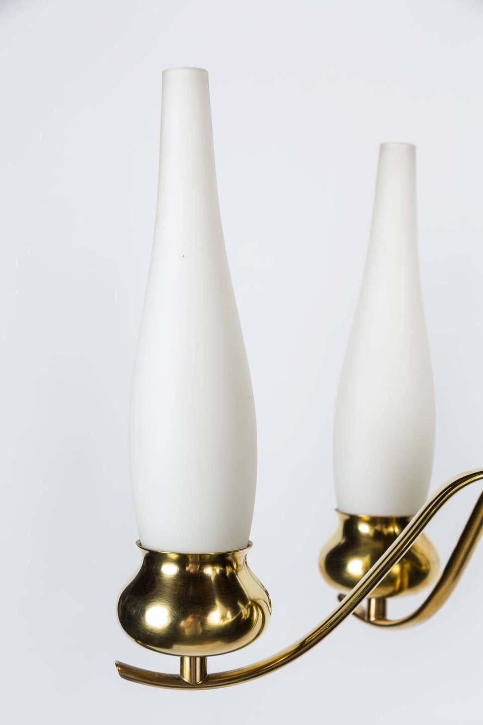 Milieu du XXe siècle Paire de lampadaires Angelo Lelii pour Arredoluce Monza, modèle n° 12634 en vente