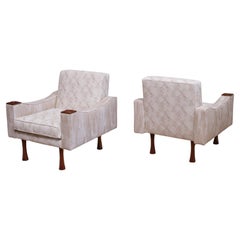 Paire de fauteuils Angelo Mangiarotti, La Sorgente Dei Mobili, Italie, 1970