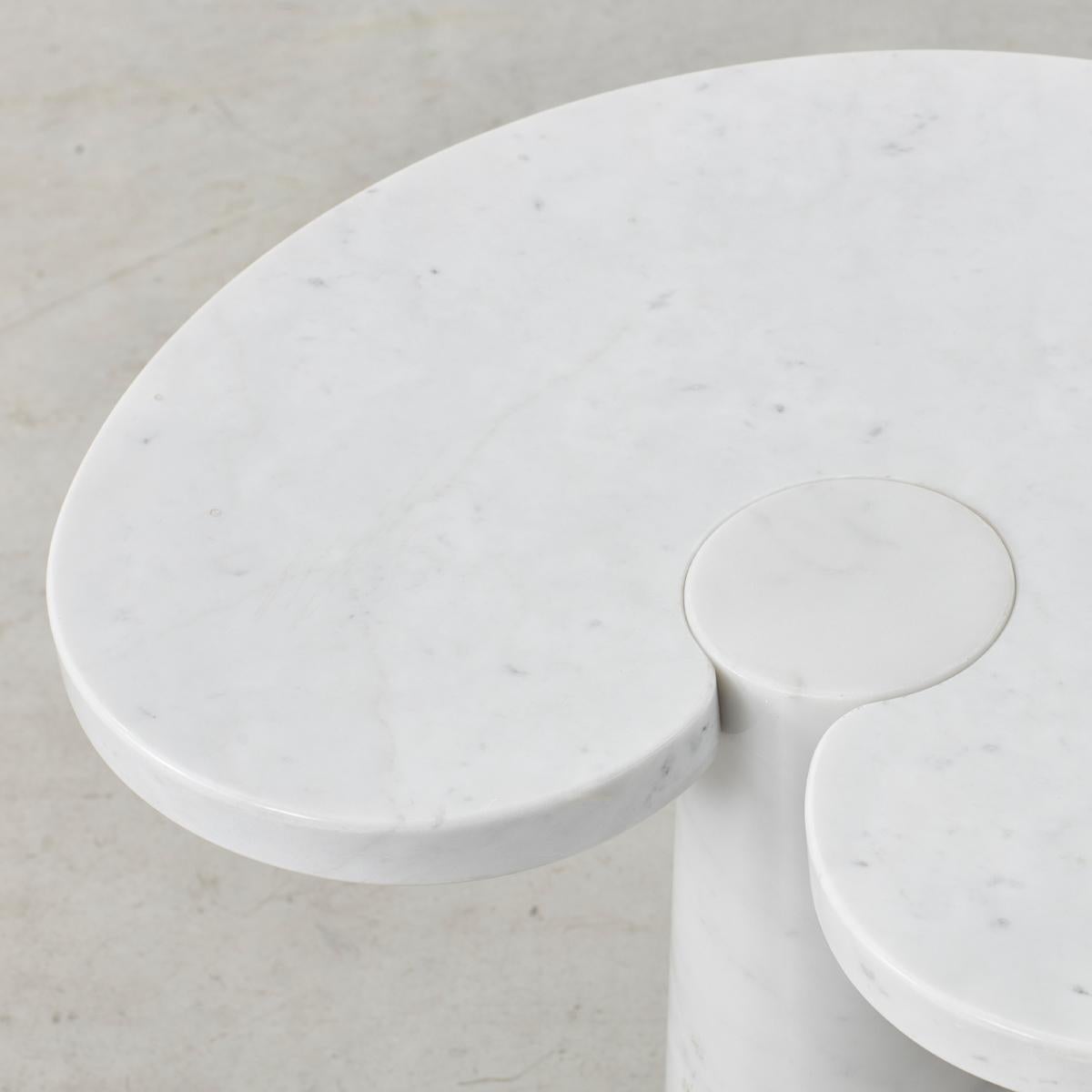Post-Modern Pair of Angelo Mangiarotti 'Eros' Side Tables for Skipper, Italy, 1970s