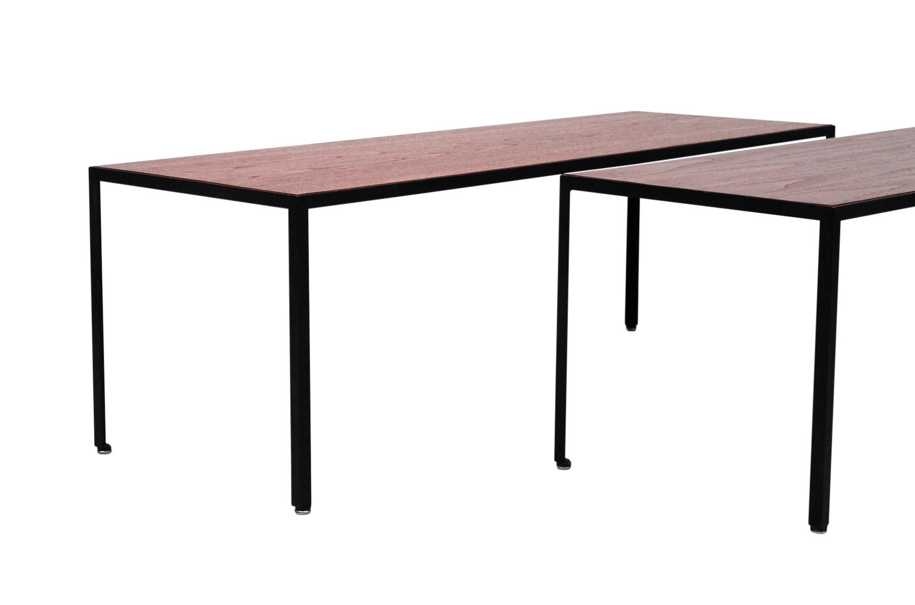 Pair of Angle Iron Tables by George Nelson 1