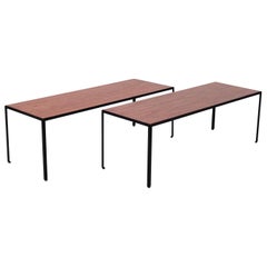 Pair of Angle Iron Tables by George Nelson