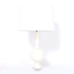Pair of Anglo Indian Bone Table Lamps