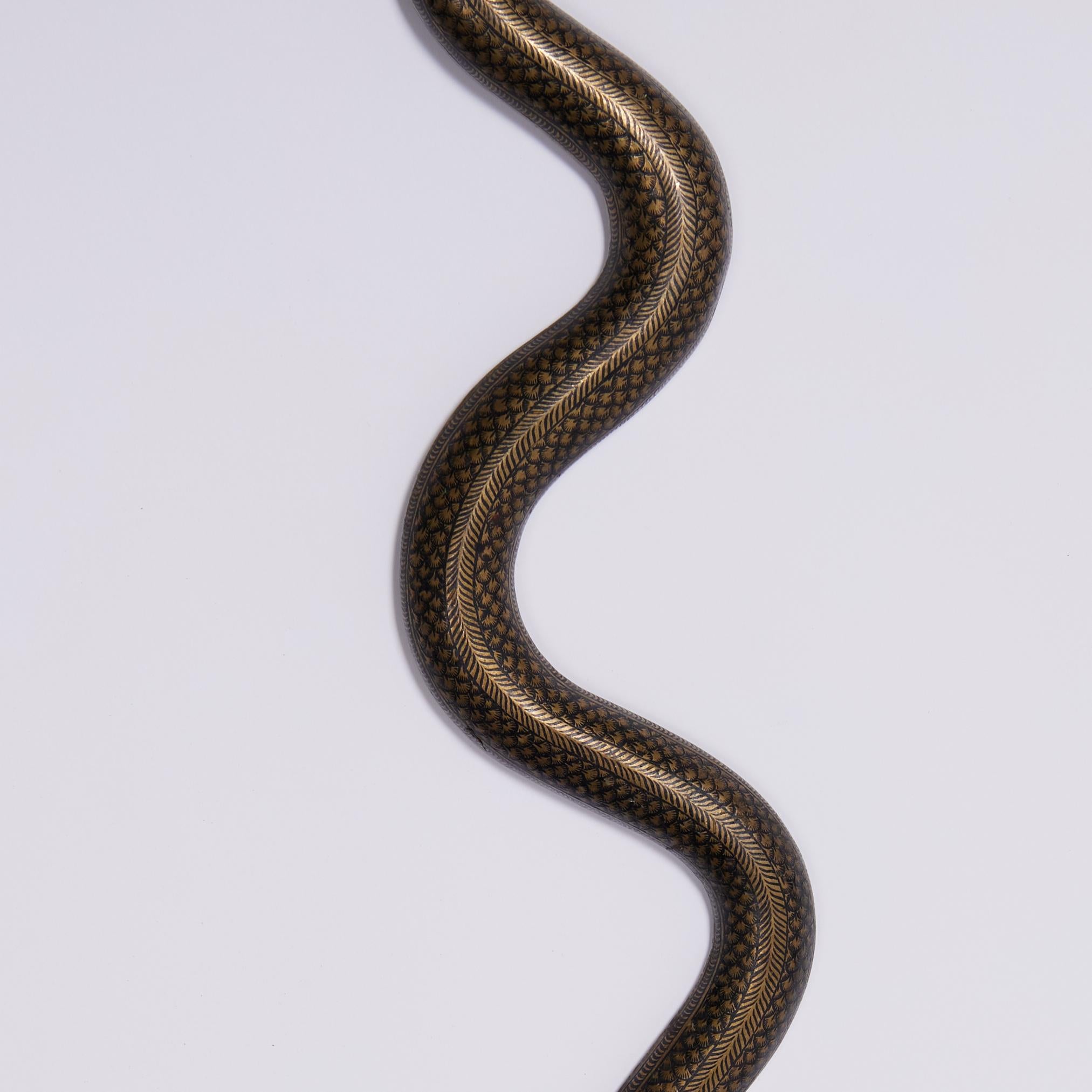 Pair of Anglo Indian Cobra Wall Sconces In Good Condition For Sale In Palm Beach, FL