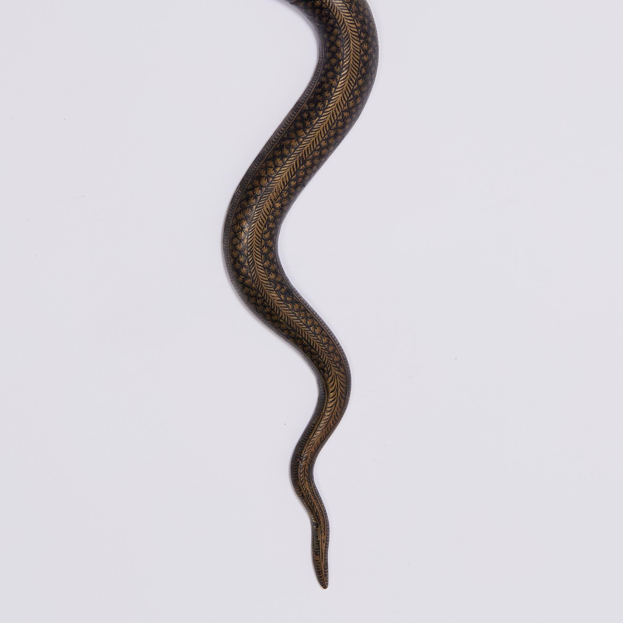 20th Century Pair of Anglo Indian Cobra Wall Sconces For Sale