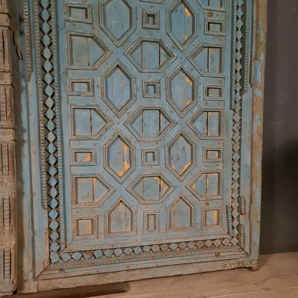 19th Century Pair of Anglo-Indian Doors