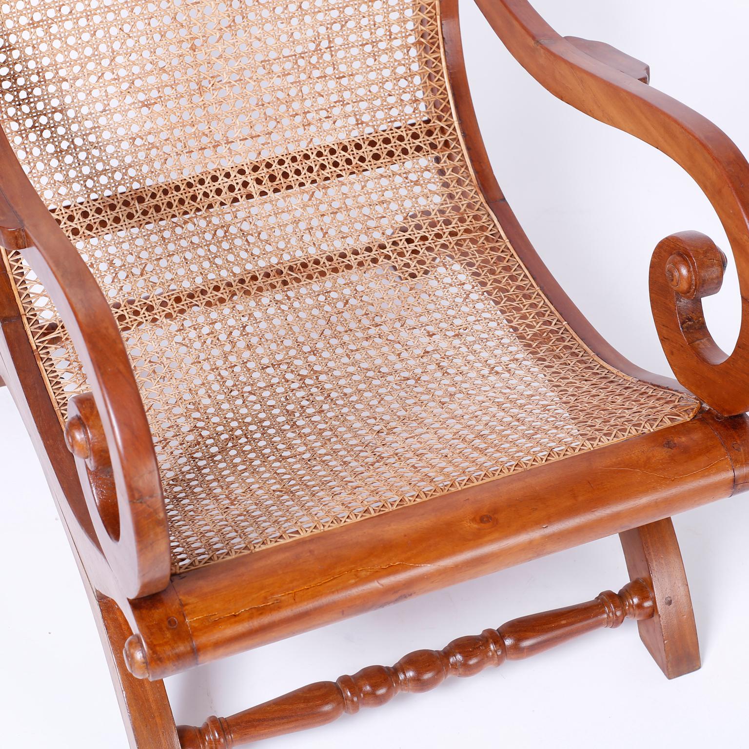 Pair of Anglo Indian Lounge Chairs 2