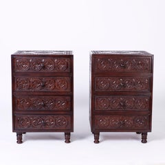 Pair of Anglo-Indian Nightstands