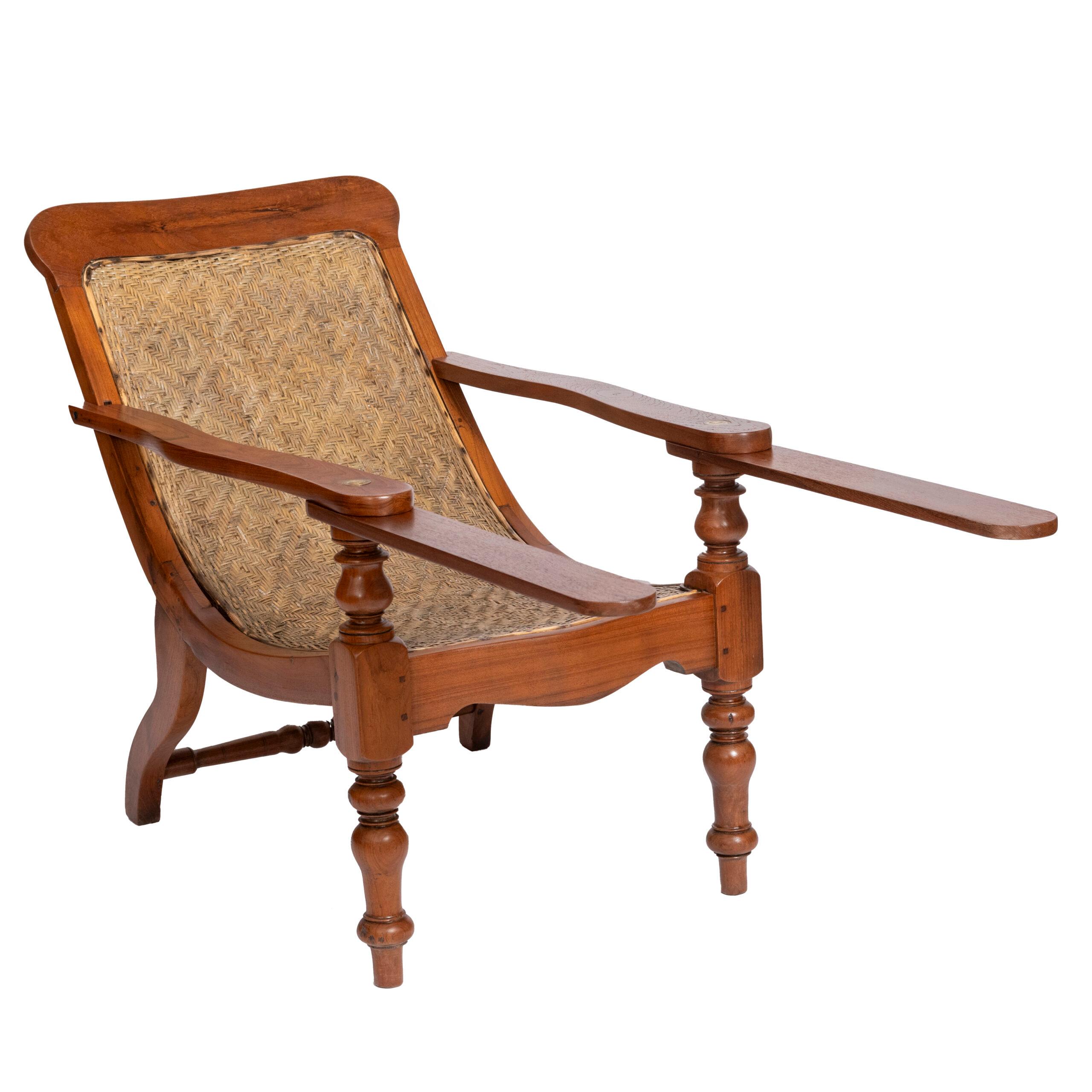 Pair of Anglo Indian Plantation Chairs, India circa 1900 3