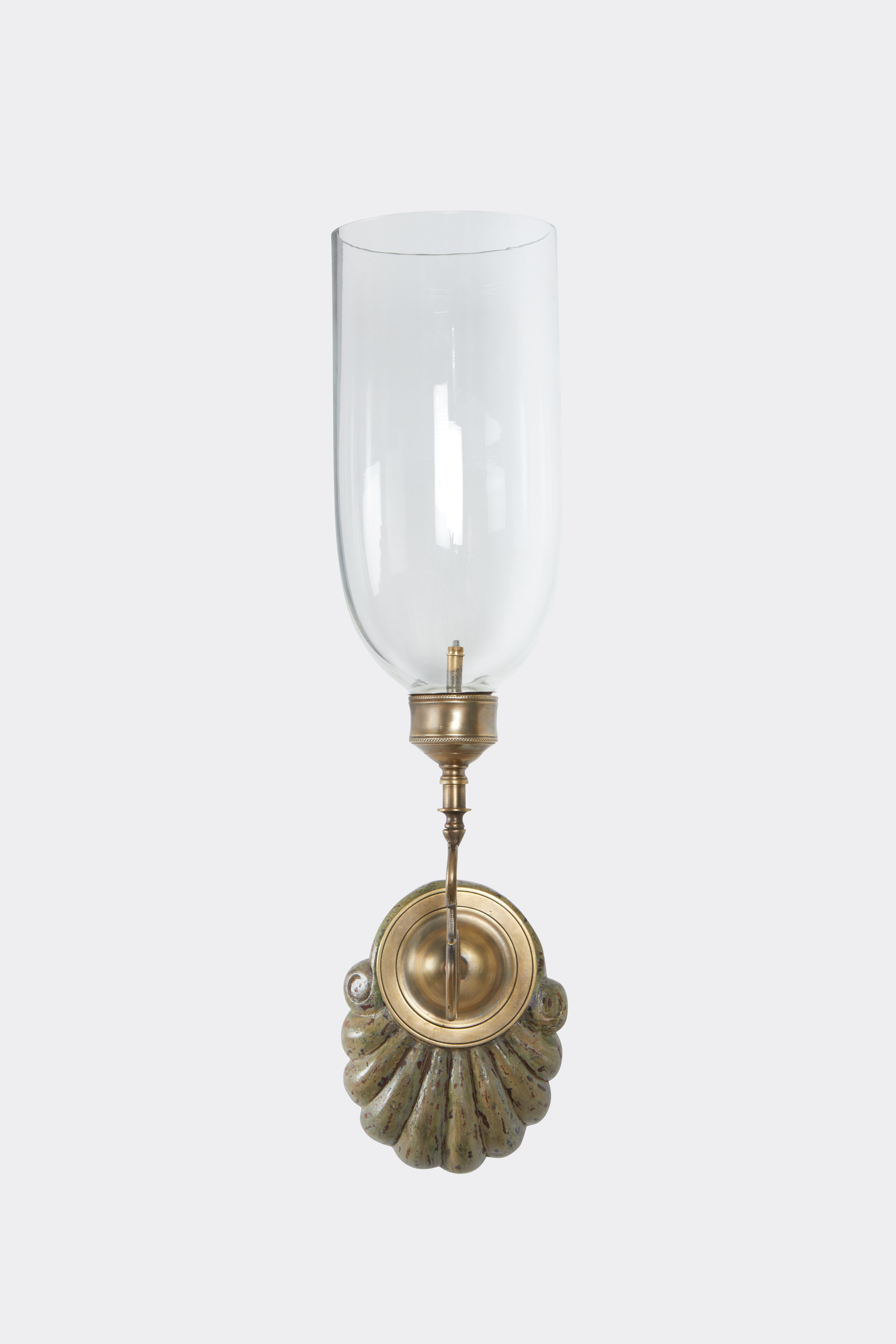 scallop sconce
