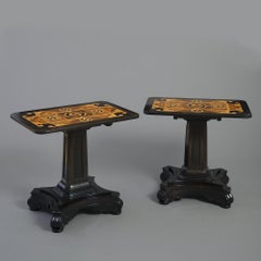 Pair of Anglo-Indian Specimen Wood Tables