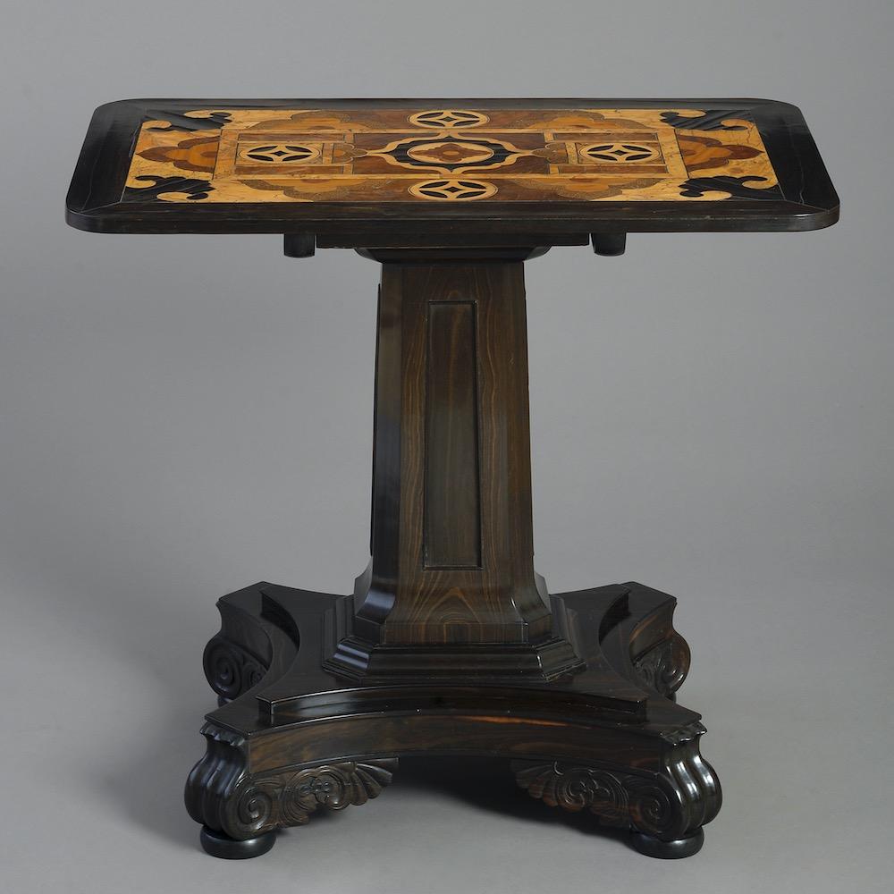 19th Century Pair of Anglo-Indian Specimen Wood Tables