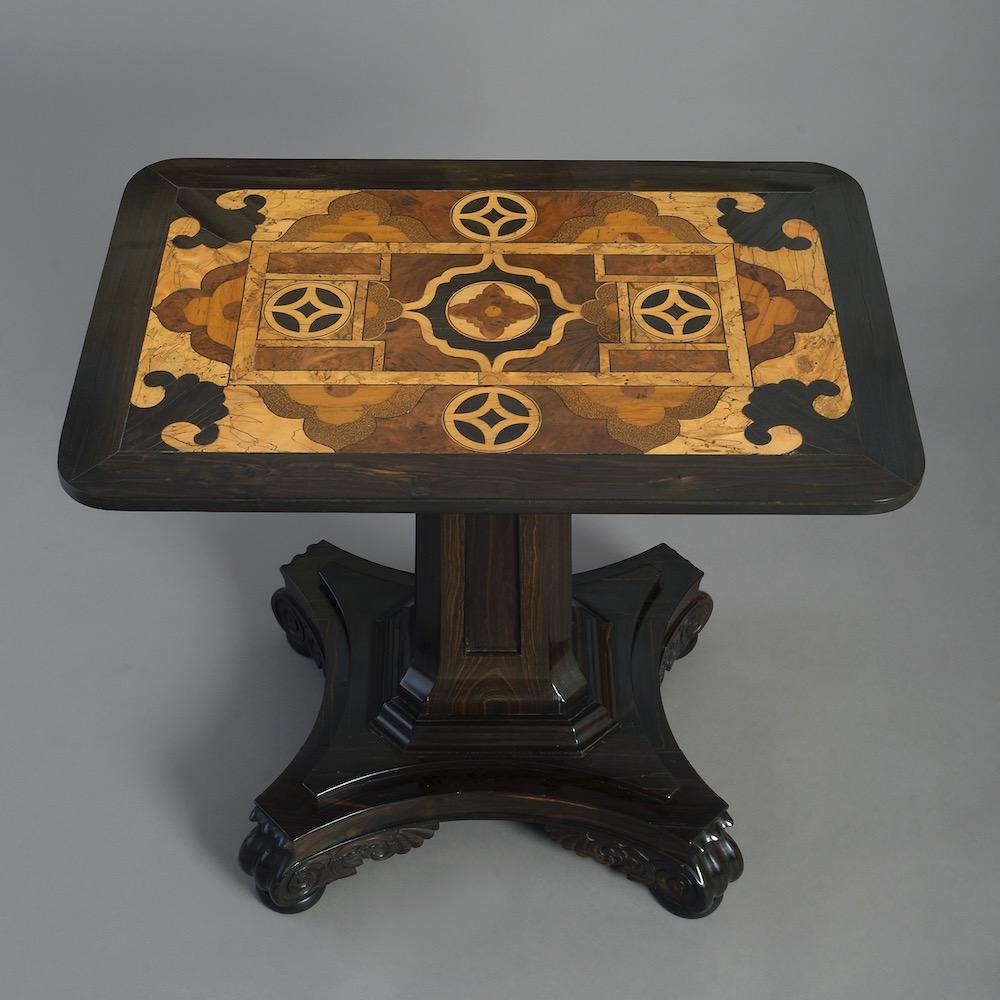 Pair of Anglo-Indian Specimen Wood Tables 1