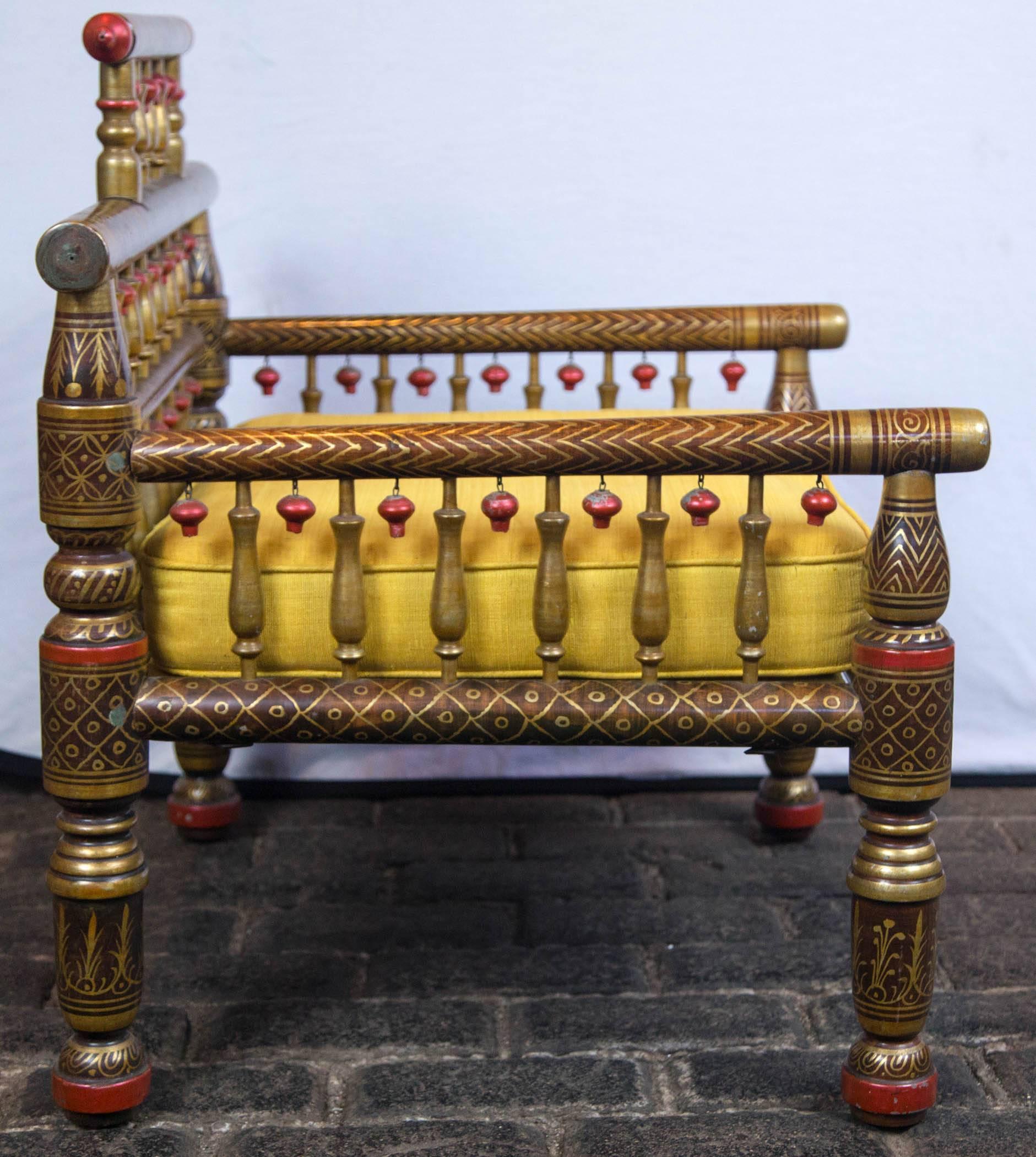 Pair of Anglo-Indian Style Decorative Armchairs 2