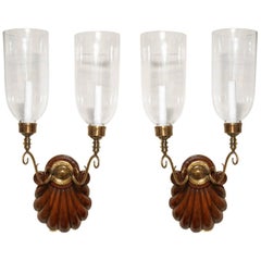 Pair of Anglo-Indian Two-Light Sconces