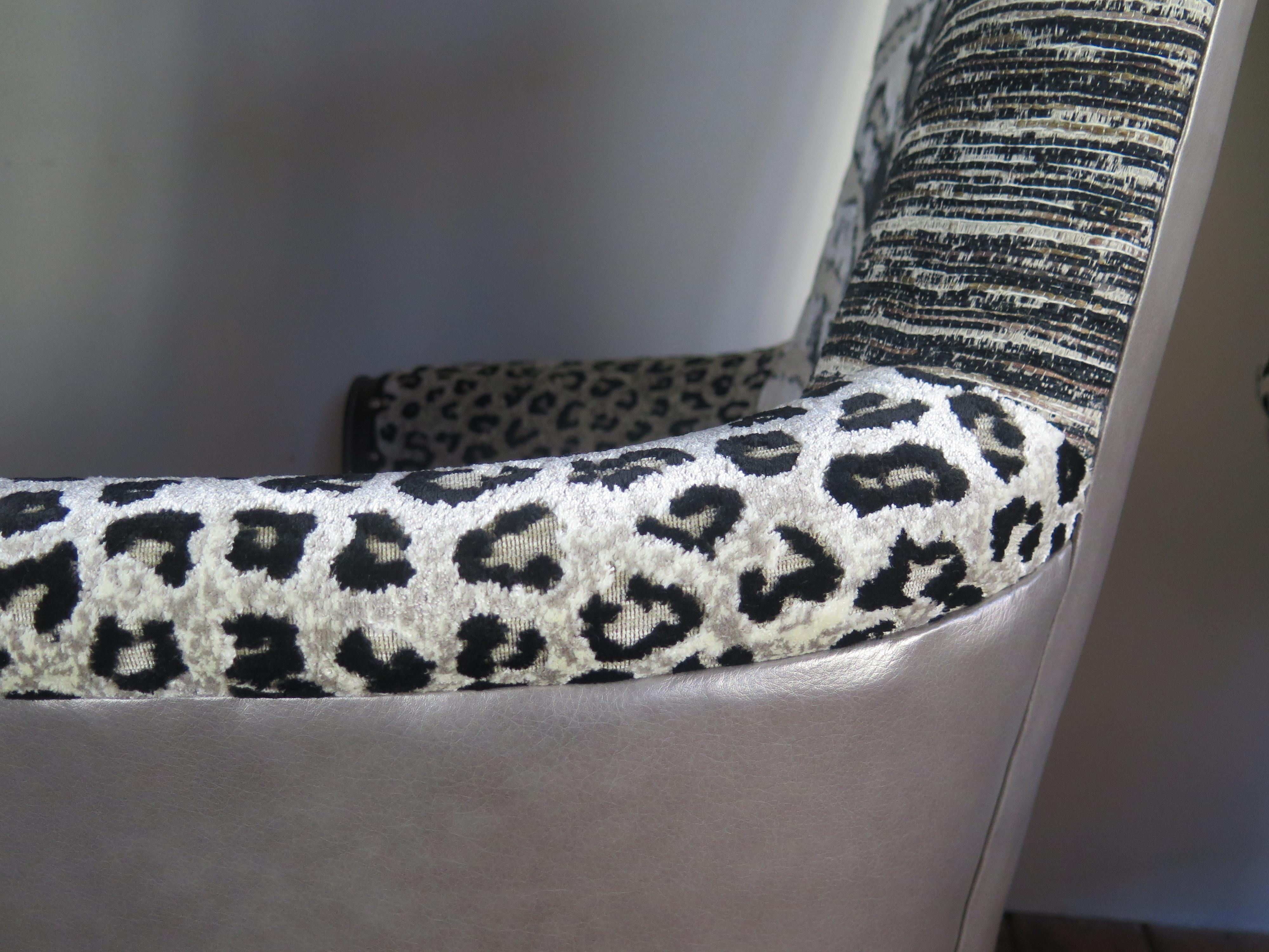 Pair of Animal Print Chairs 3