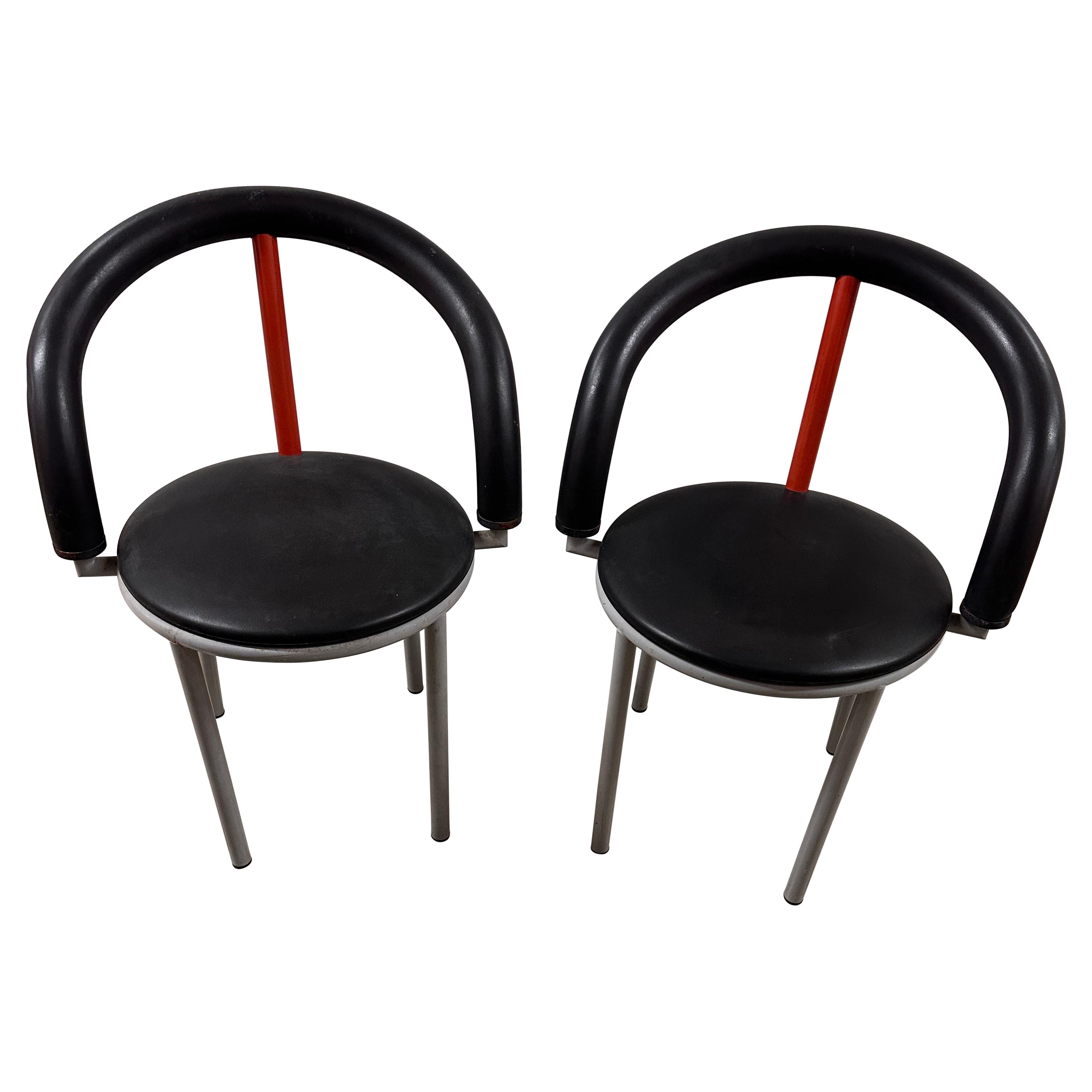 Pareja de sillas de comedor Anna Anselme Alfa para Bieffeplast en venta
