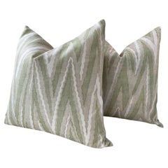 Coppia di cuscini Anna French per Thibaut "Highland Peak" in Greene & Greene