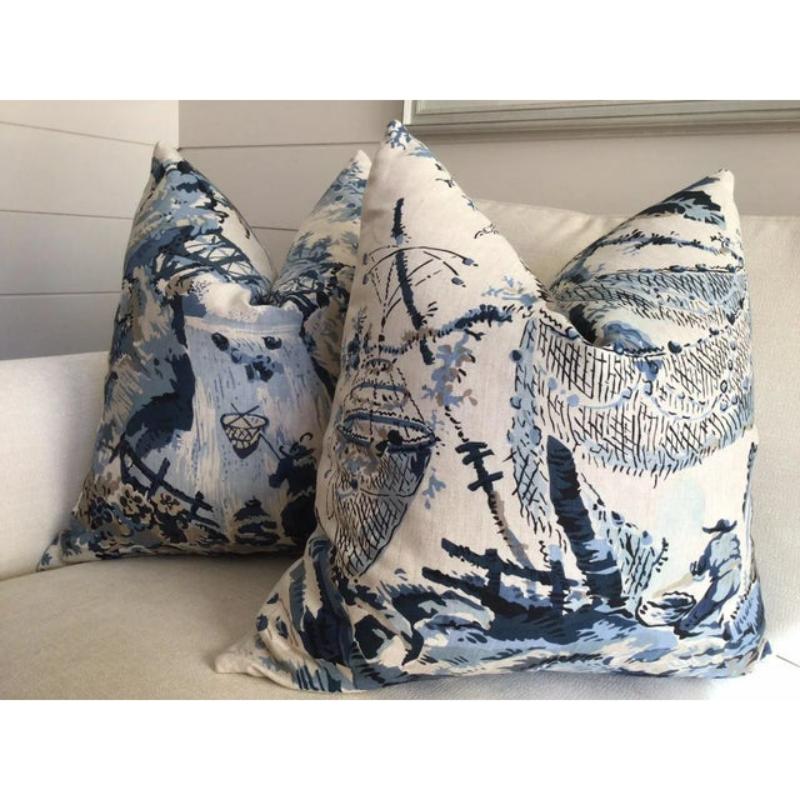 Americano Coppia di Anna French per Thibaut 