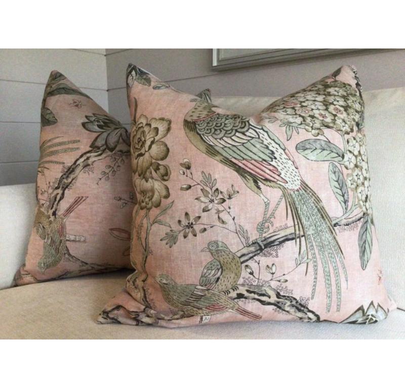 Américain Paire de coussins Anna French for Thibaut 