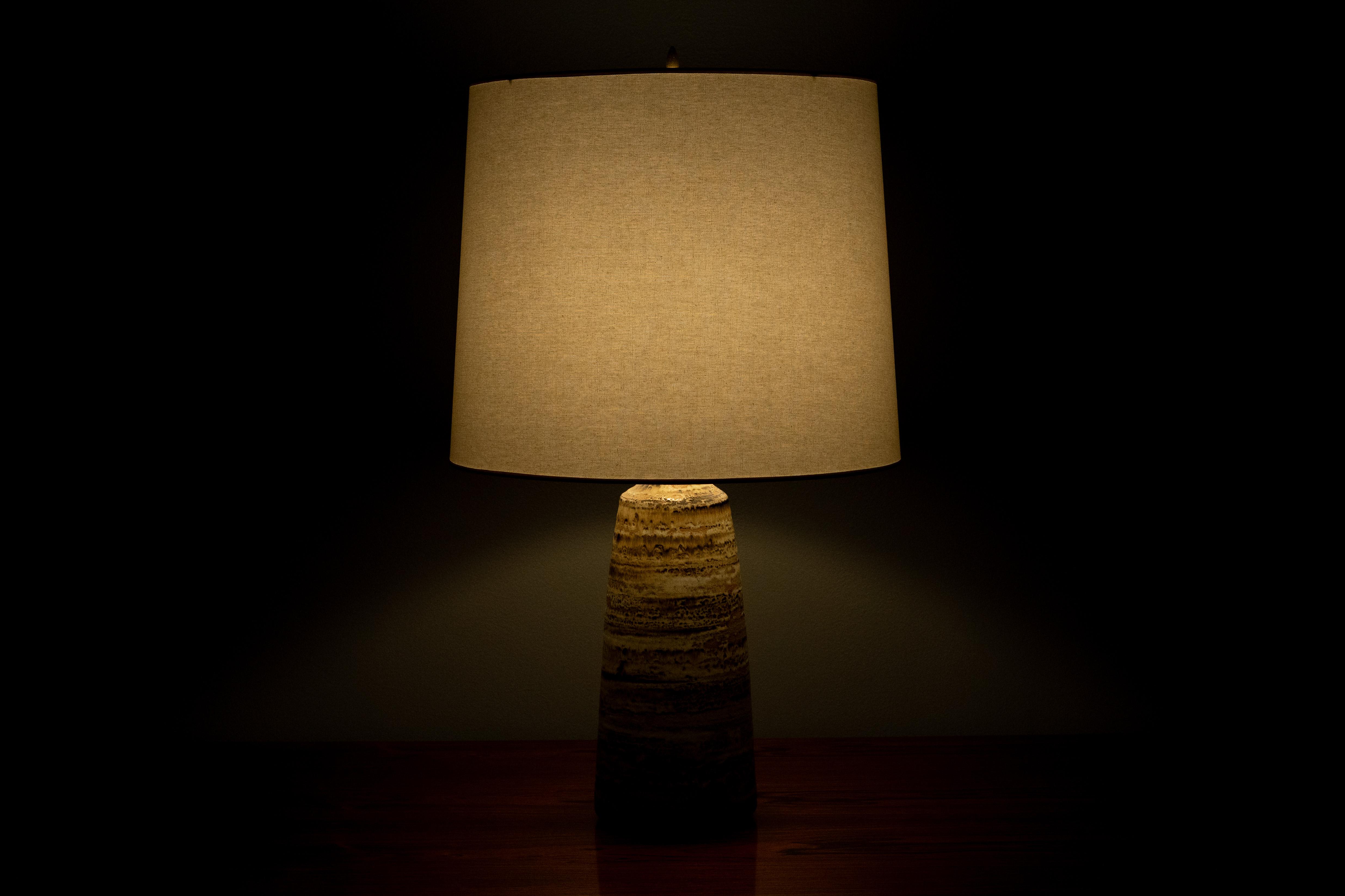 Pair of Anne Appleton Clarke Ceramic Table Lamps For Sale 3