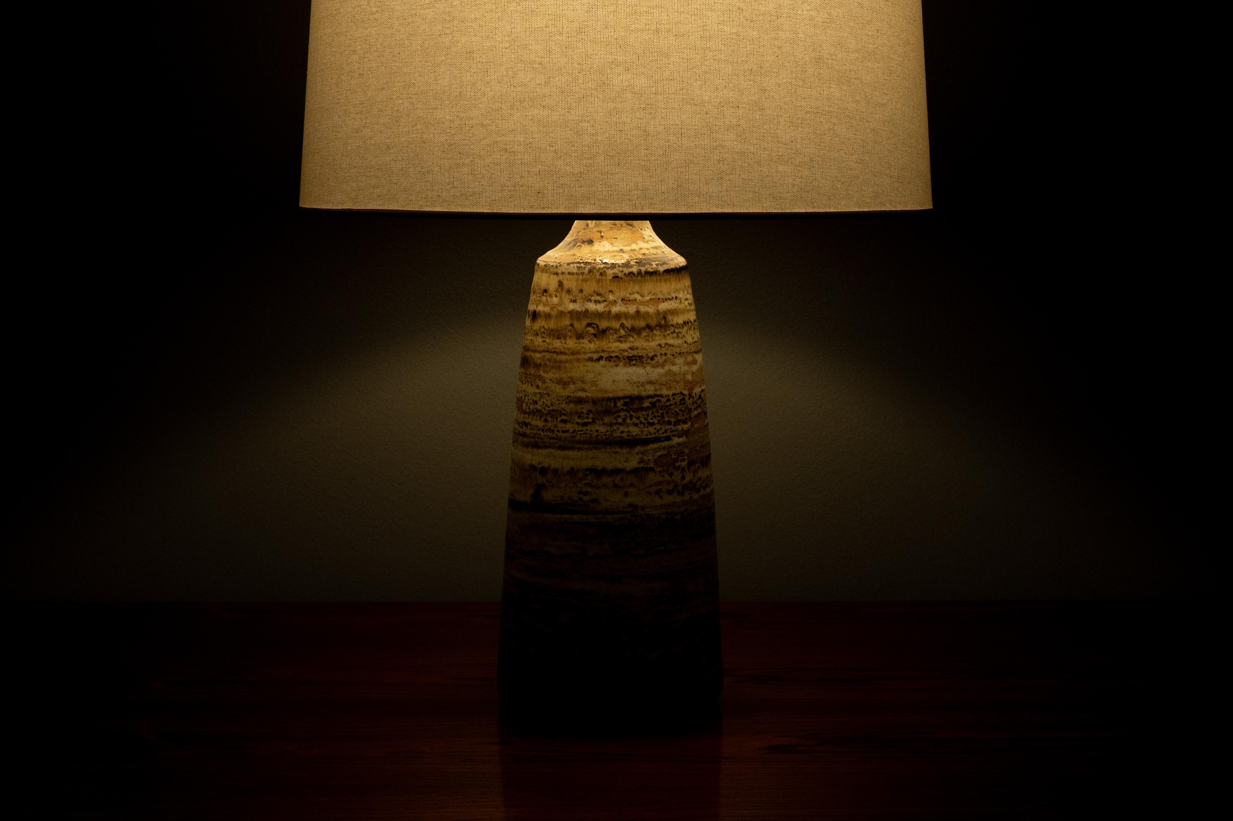 Pair of Anne Appleton Clarke Ceramic Table Lamps For Sale 5