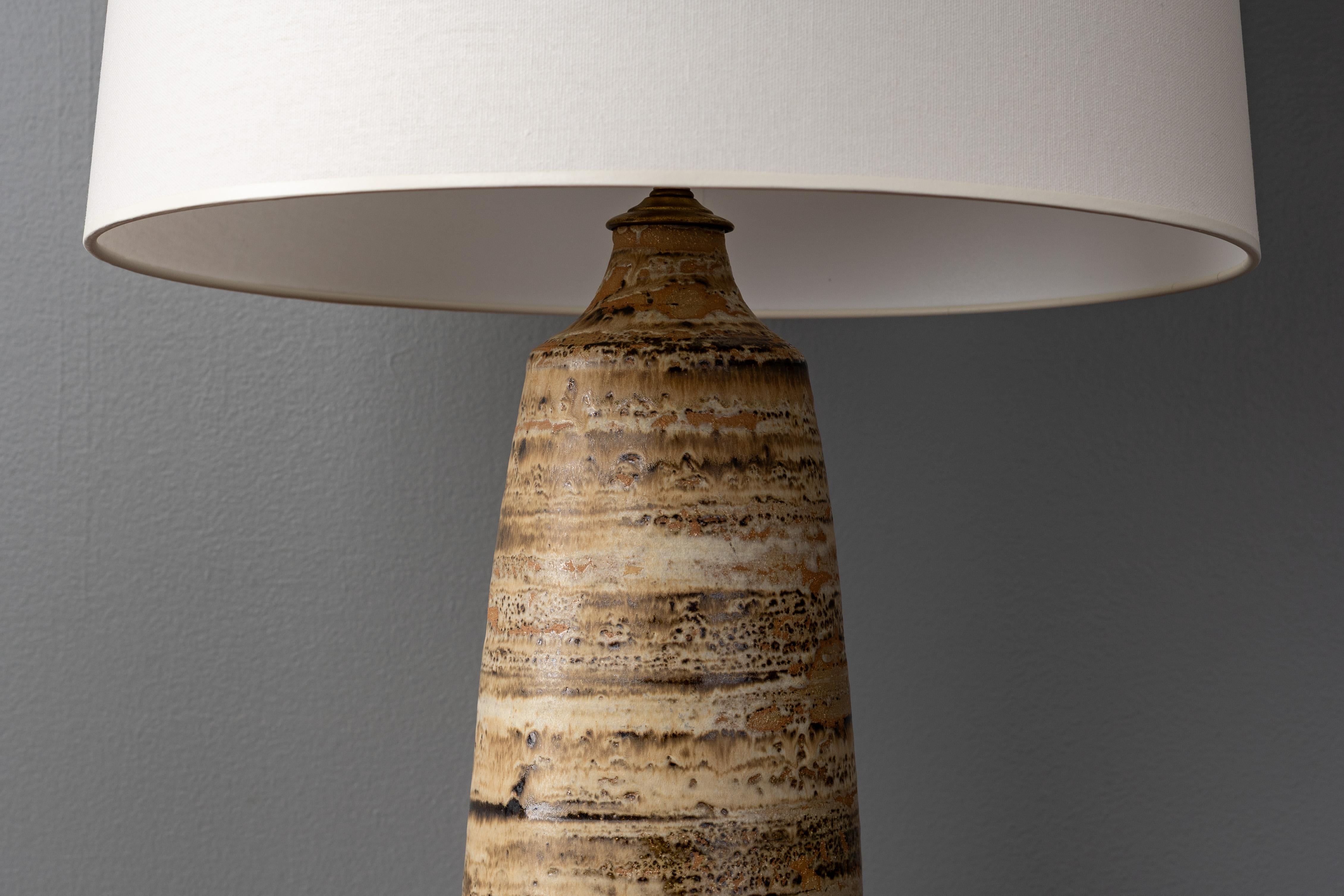 Pair of Anne Appleton Clarke Ceramic Table Lamps For Sale 6