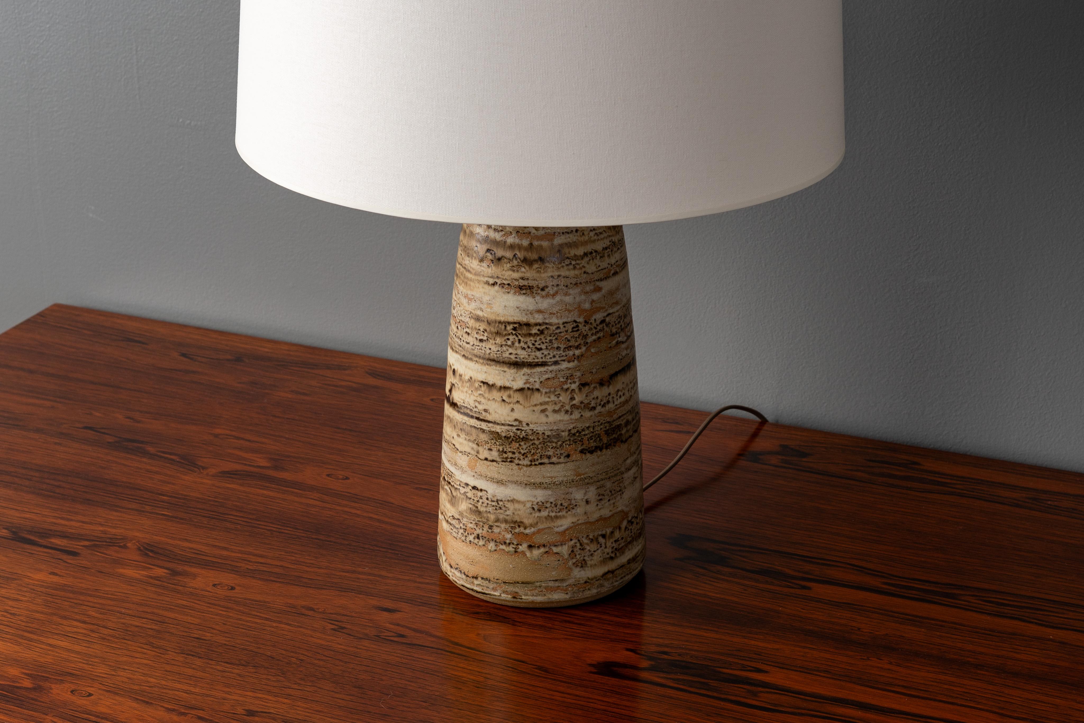 Pair of Anne Appleton Clarke Ceramic Table Lamps For Sale 7
