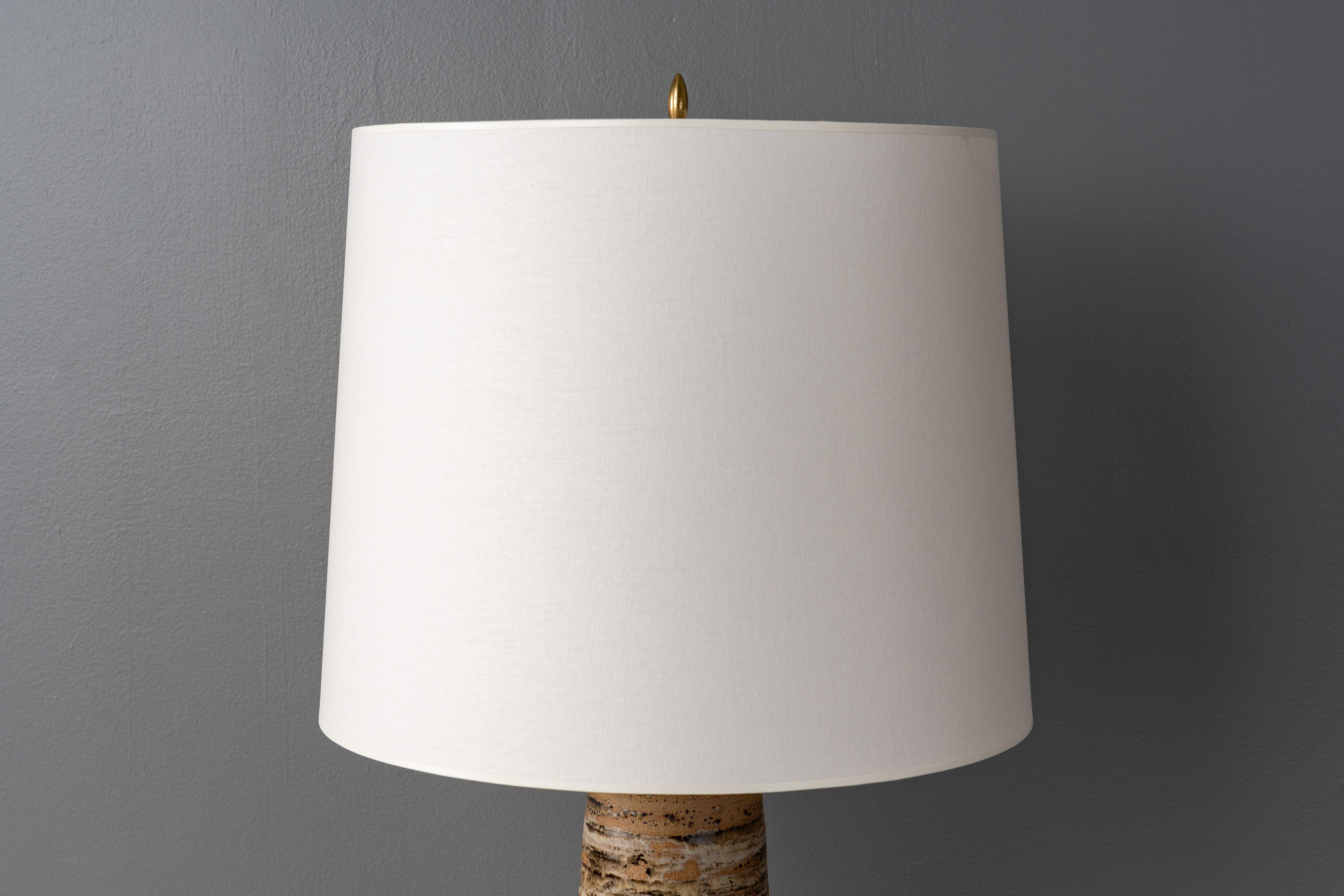 Pair of Anne Appleton Clarke Ceramic Table Lamps For Sale 8