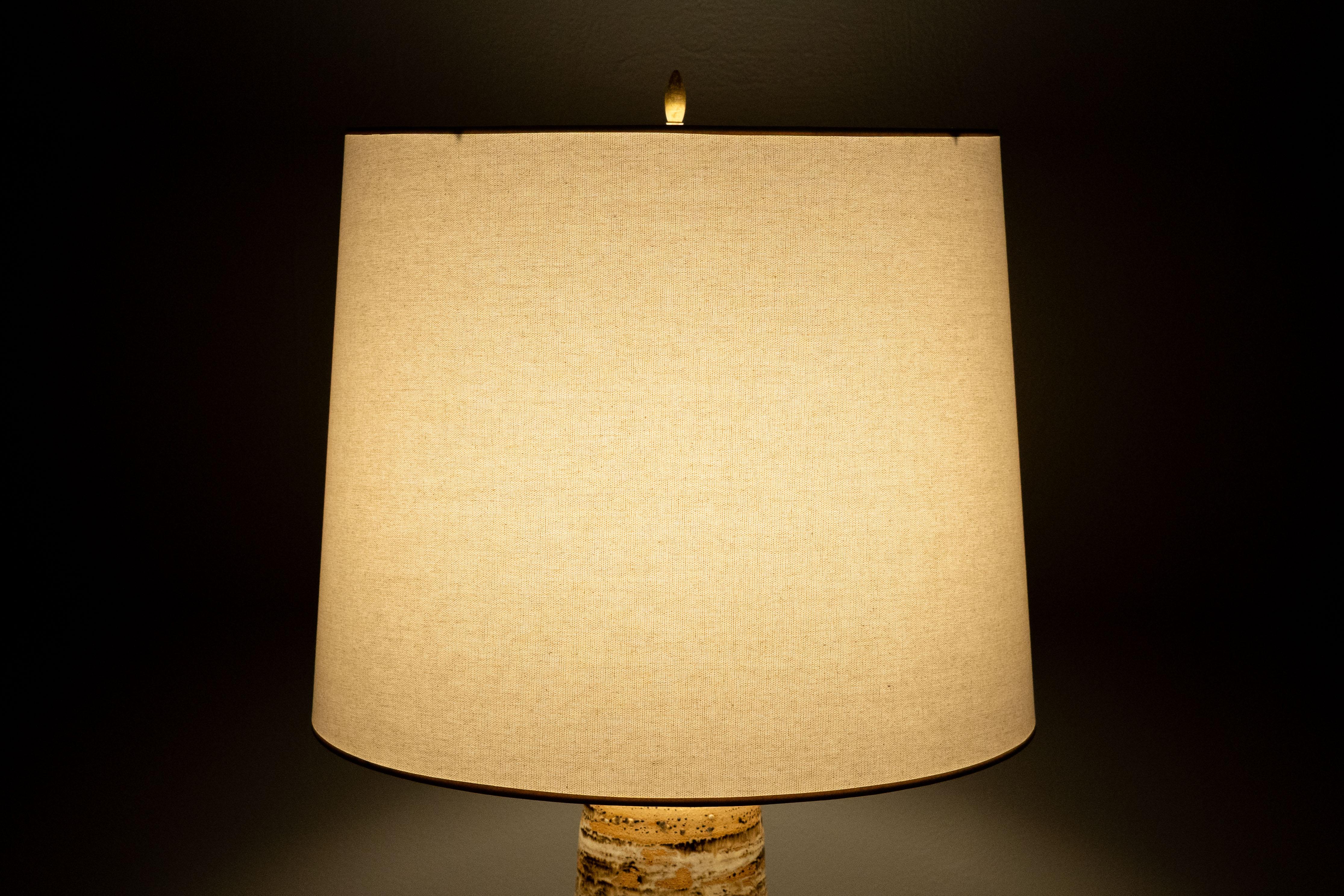 Pair of Anne Appleton Clarke Ceramic Table Lamps For Sale 9