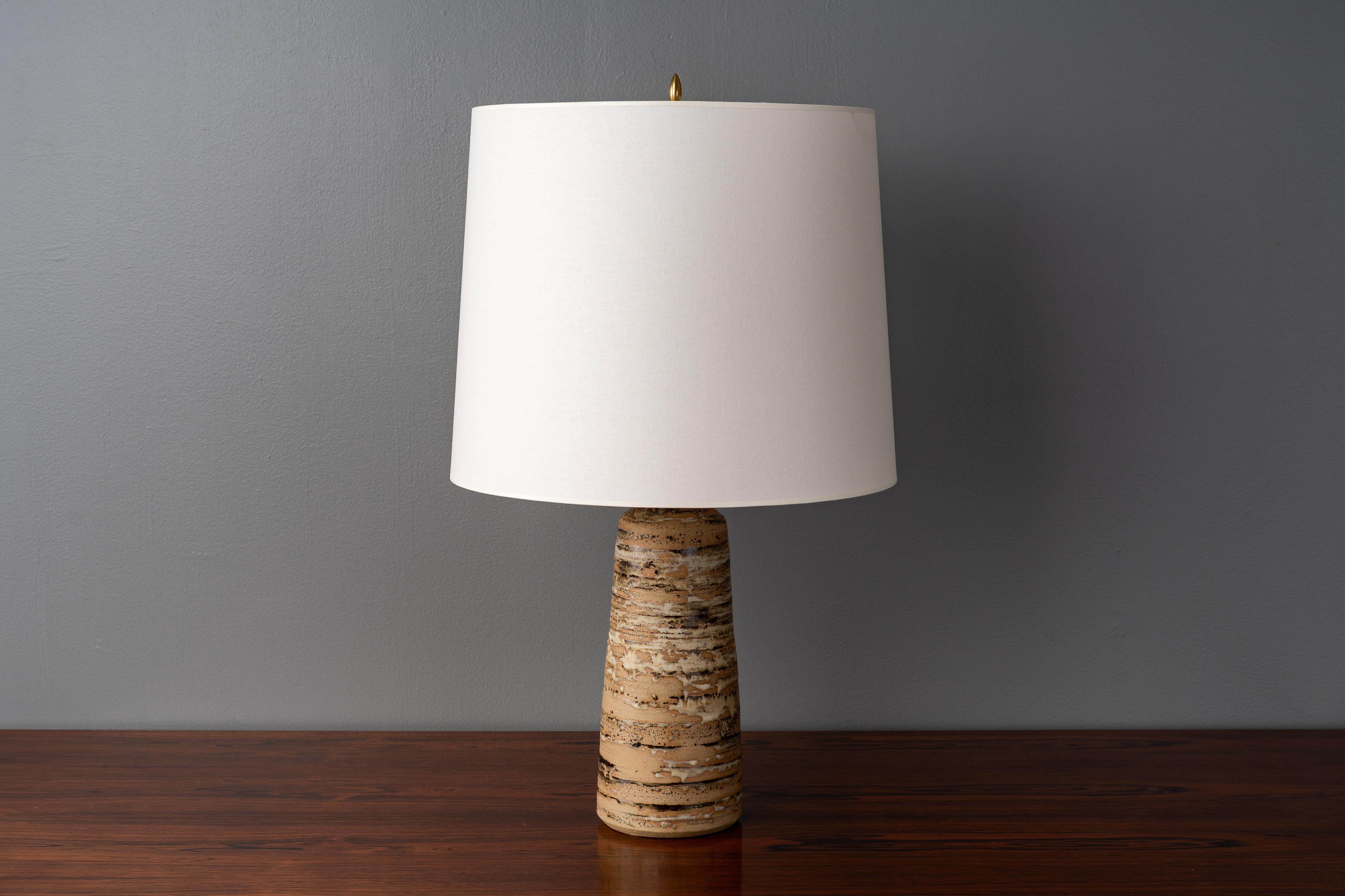American Pair of Anne Appleton Clarke Ceramic Table Lamps For Sale