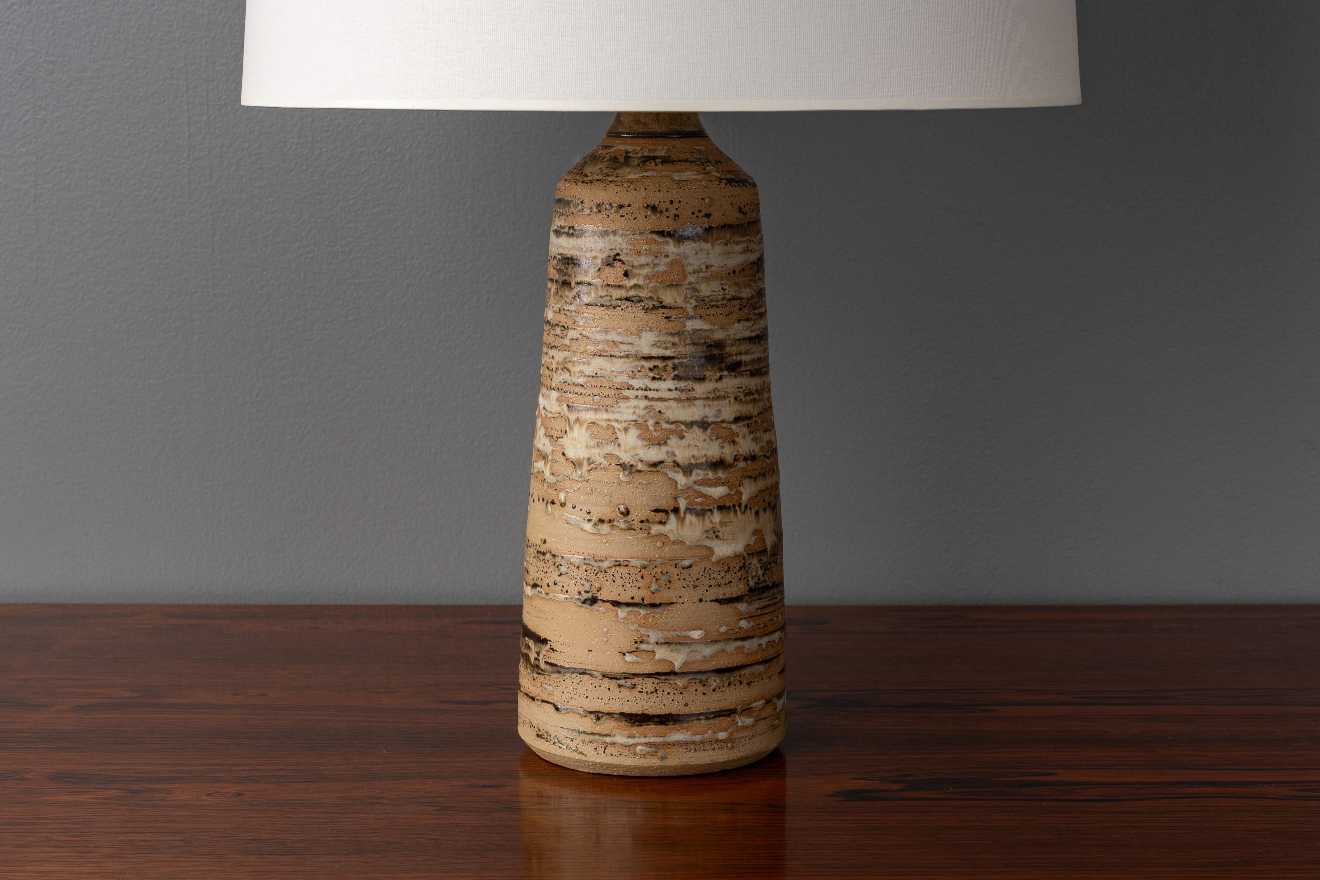 Pair of Anne Appleton Clarke Ceramic Table Lamps In Good Condition For Sale In Cambridge, US