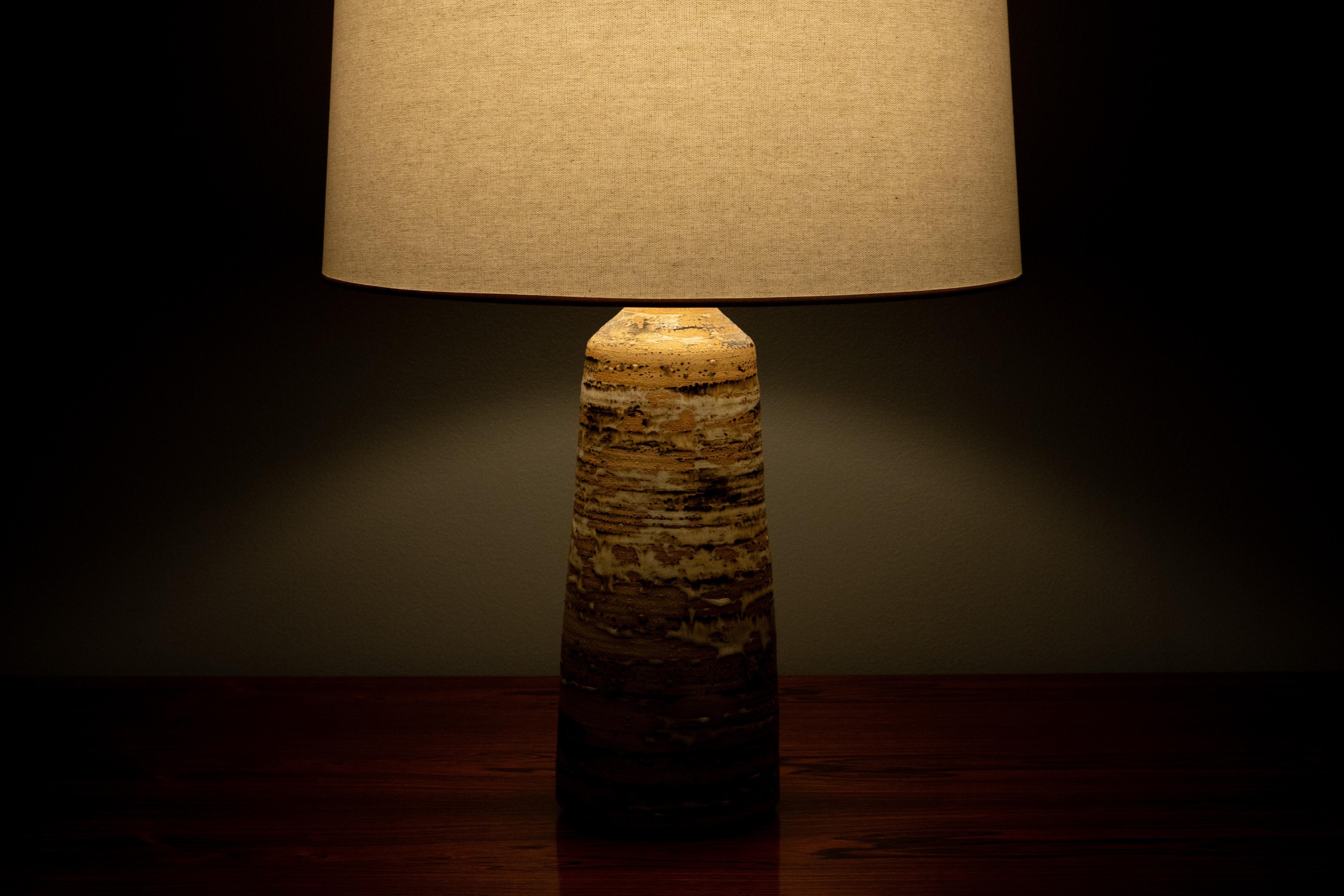 Mid-20th Century Pair of Anne Appleton Clarke Ceramic Table Lamps For Sale