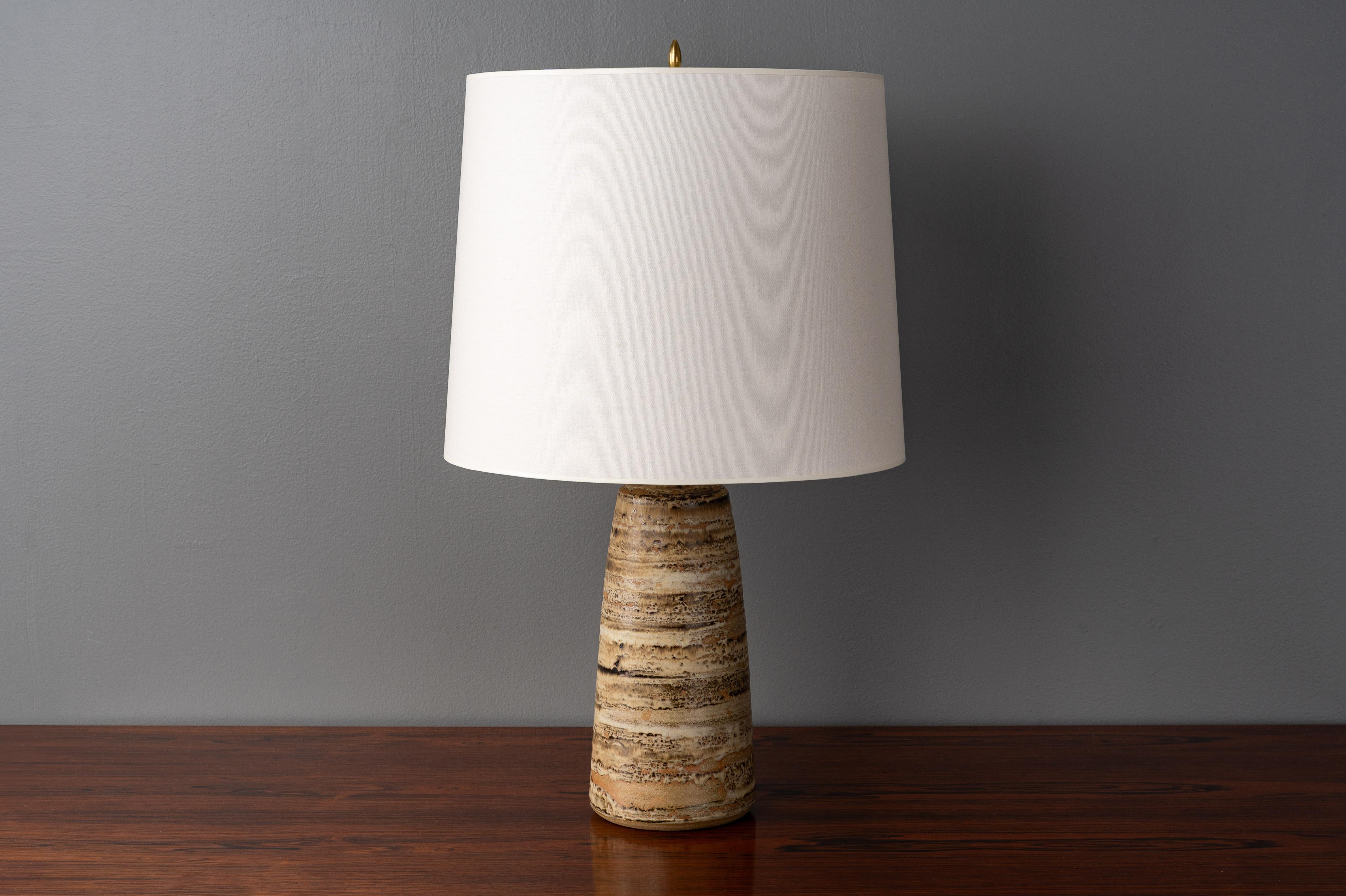 Pair of Anne Appleton Clarke Ceramic Table Lamps For Sale 2