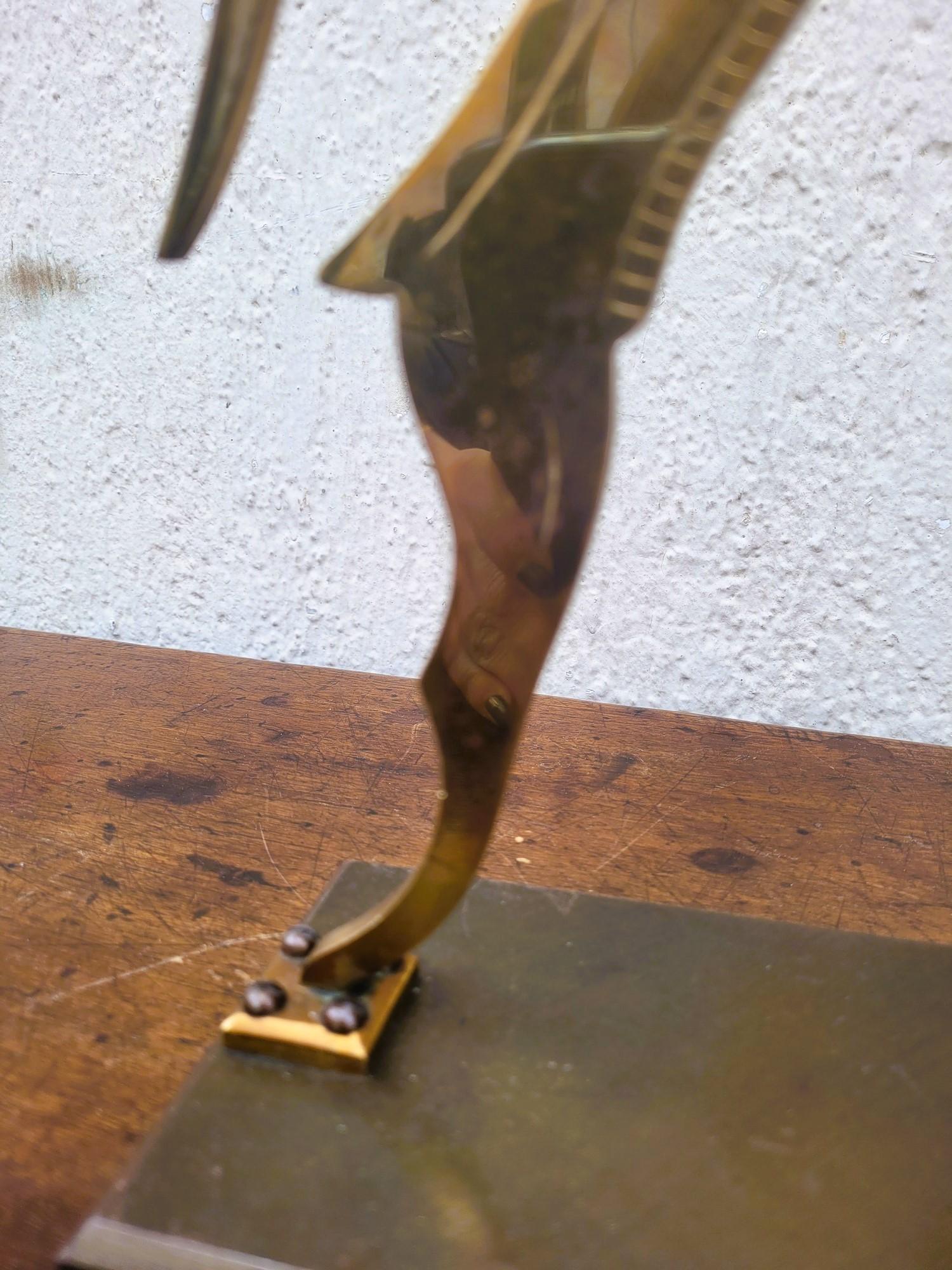 Art Déco Coppia di reggilibri in antilope, bronzo, XX secolo in vendita