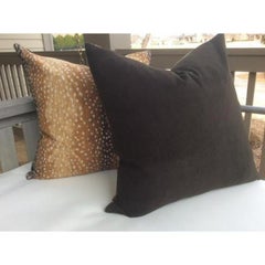 Coppia di cuscini in ciniglia "Antelope" di Lee Industries