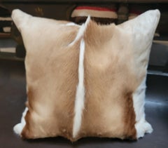 Pair of Antelope Leather Pillows