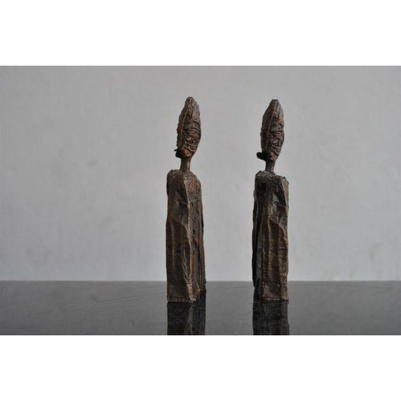Pair of Anthropomorphic Bronzes by Sébastiano Fini In Good Condition For Sale In Marseille, FR