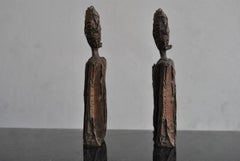 Pair of Anthropomorphous Bronze by Sebastiano Fini