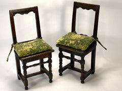 Pair of Antique 17th-Century French Chairs--Simple, functional beauty, Louis XIV