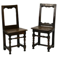 Pair of Antique 17th-Century French Chairs--Simple, functional beauty, Louis XIV