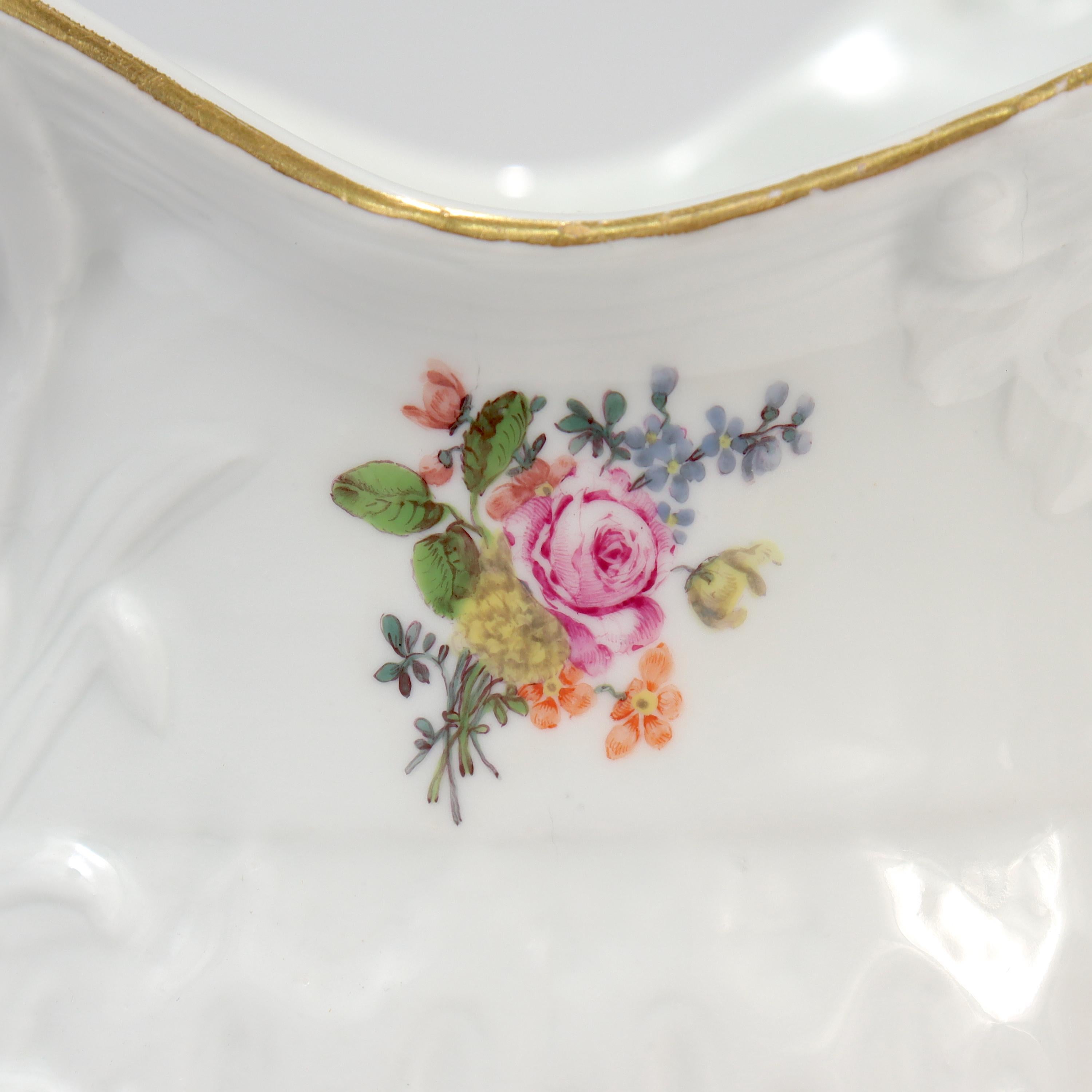 Paar antike Meissen Porcelain Übertöpfe oder Blumentöpfe aus dem 18. und 19. (Porzellan) im Angebot