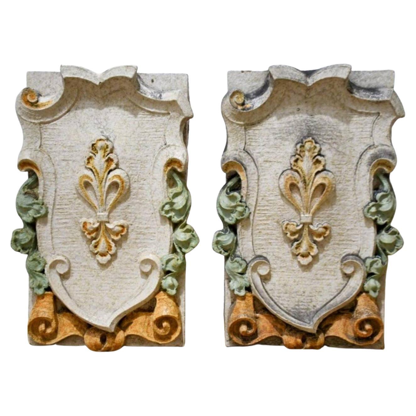 Pair of Antique American Architectural Building Elements For Sale