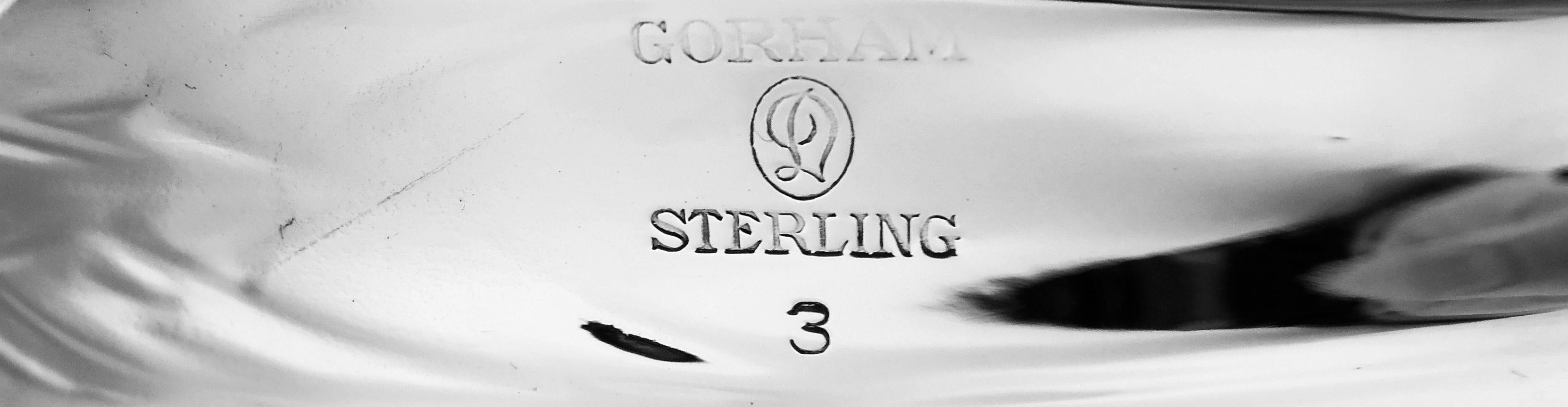 Coppia di antichi pavoni americani edoardiani in argento sterling in vendita 4