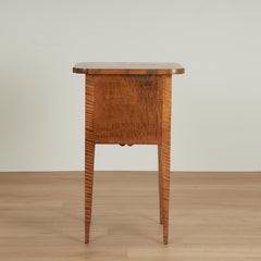 Pair of Antique American Federal Tiger Maple Stands