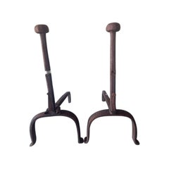 Paire de chenets anciens, FA-1225