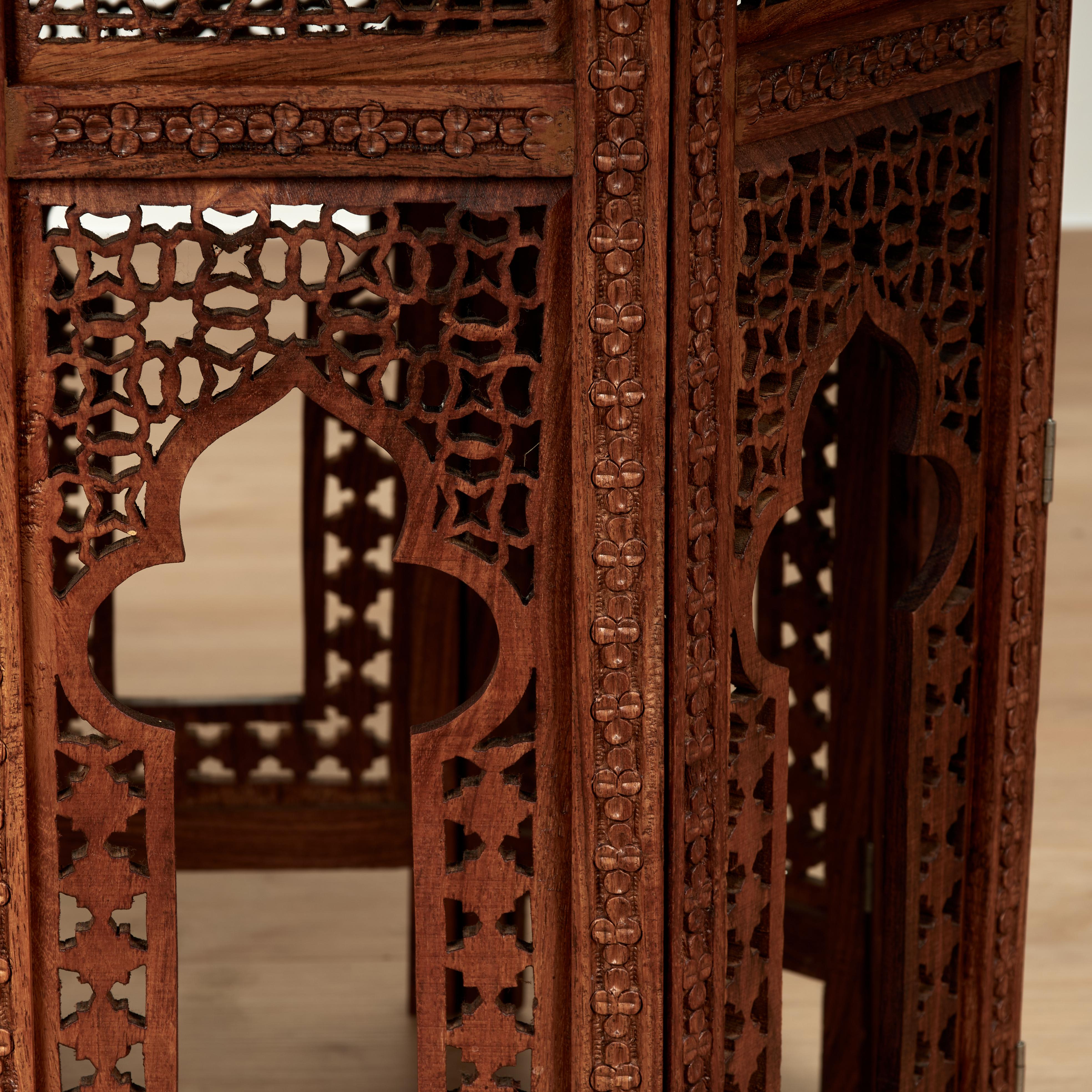 Pair of Antique Anglo Indian Carved Stands or Tables For Sale 1