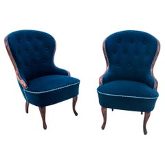 Pair of Antique Armchairs, Northern Europe, circa 1910, Renovated