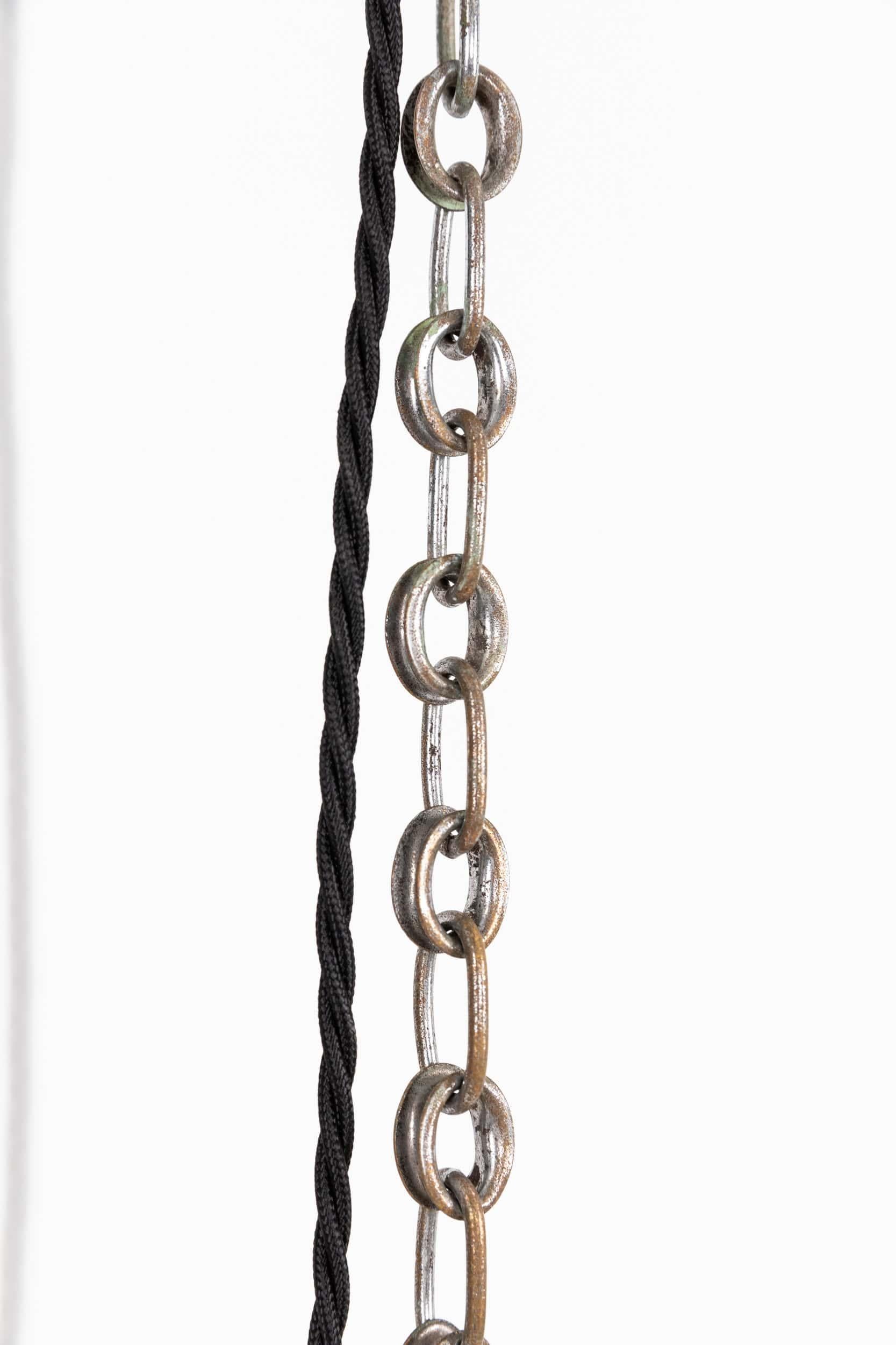 Paire de pendentifs en verre opalin GEC Moonstone, A.I.C. C.1920 État moyen - En vente à London, GB
