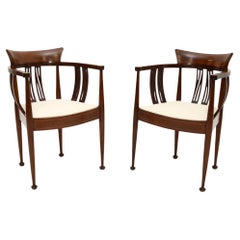 Pair of Antique Arts and Crafts Armchairs