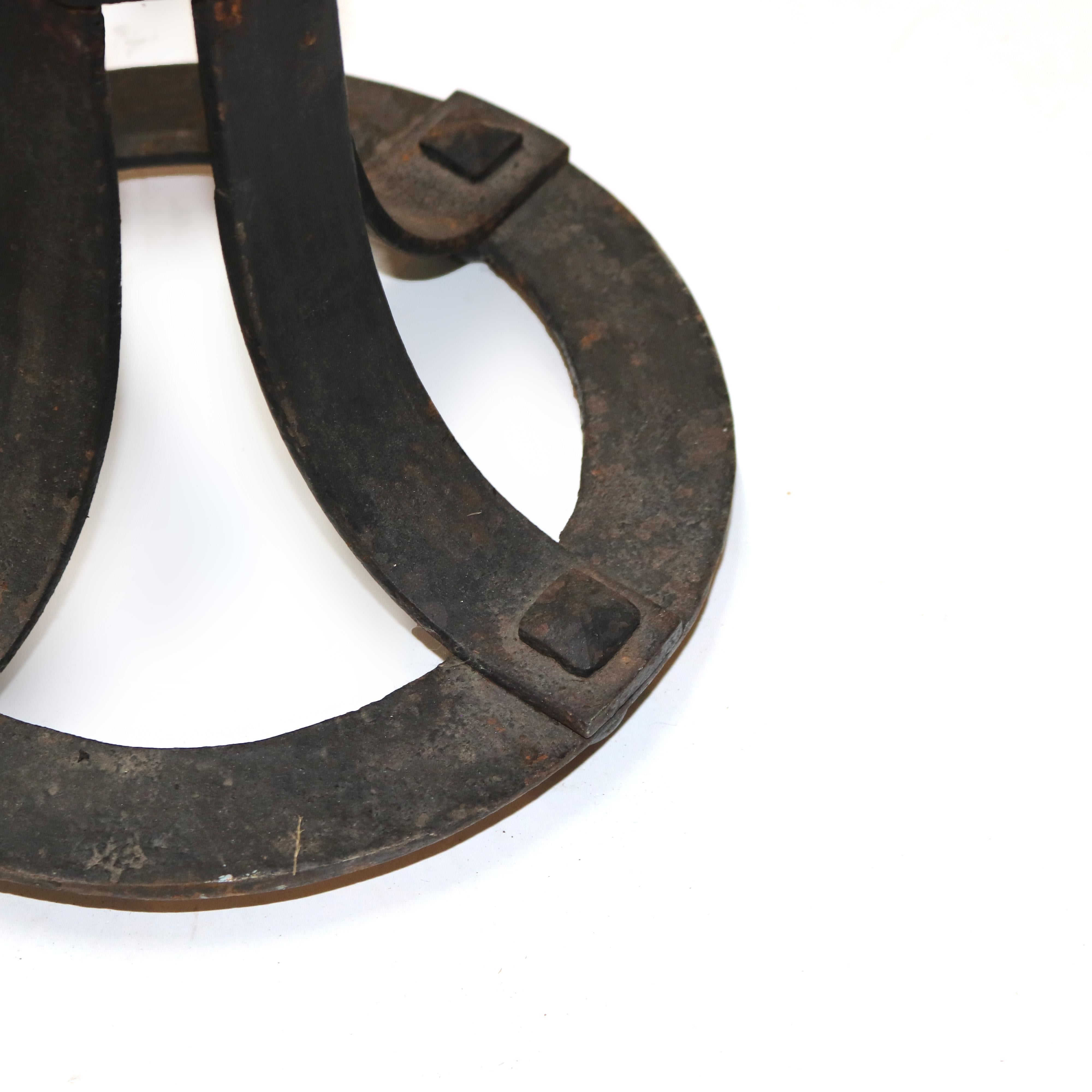 Pair of Antique Arts & Crafts Yellin School Wrought Iron & Copper Censers c1920 4